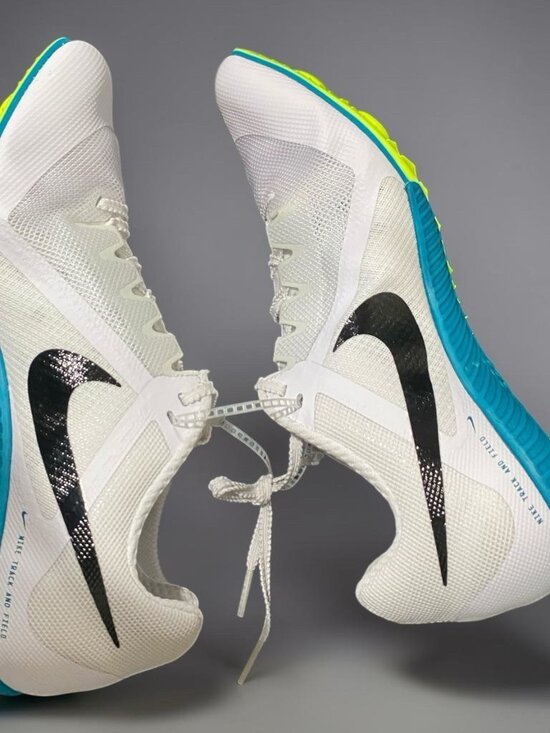 Nike Zoom Rival Multi Mens Size 10 Running Spikes Shoes White Green FZ9664-102 main image 14